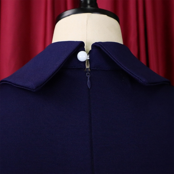 Fashion Blue midi Dress new size S, M avaliable Strech Material. - Picture 10 of 16